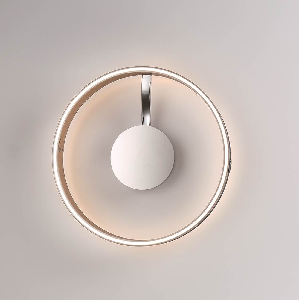 Eurofase 43893-010 Matte Black Verdura, Flush Mount, 15'', Matte Black, White Acrylic Image 1