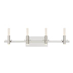Eurofase 45235-023 Polished Nickel Torna, Vanity, 4lt, 36'', Polished Nickel, White Acrylic Image 9