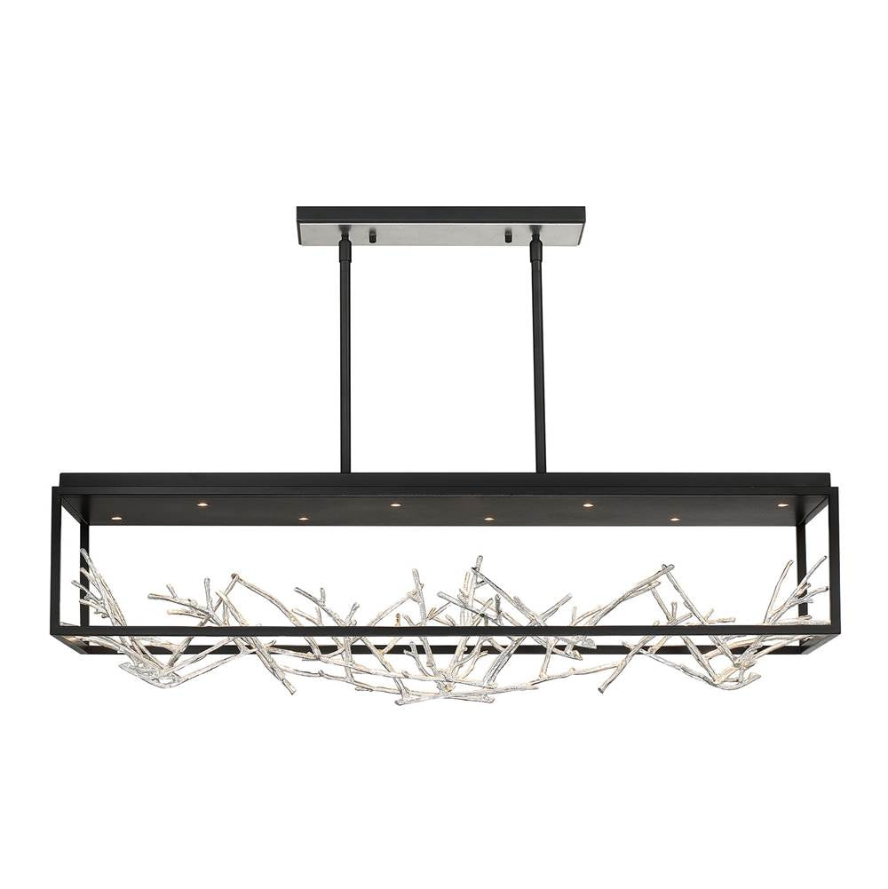 Eurofase 35642-023 Silver Black Mix Aerie, Chandelier , 8-light, 42'', Silver-black Mix Image 2