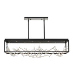 Eurofase 35642-023 Silver Black Mix Aerie, Chandelier , 8-light, 42'', Silver-black Mix Image 2