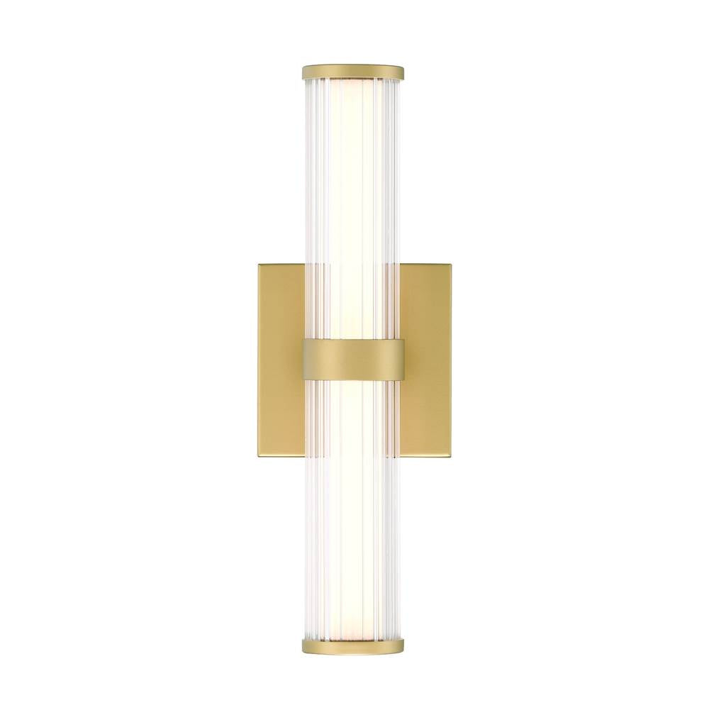 Eurofase 47123-014 Matte Gold Fayton, Outdoor, 14'', Matte Gold, Clear Glass Image 5