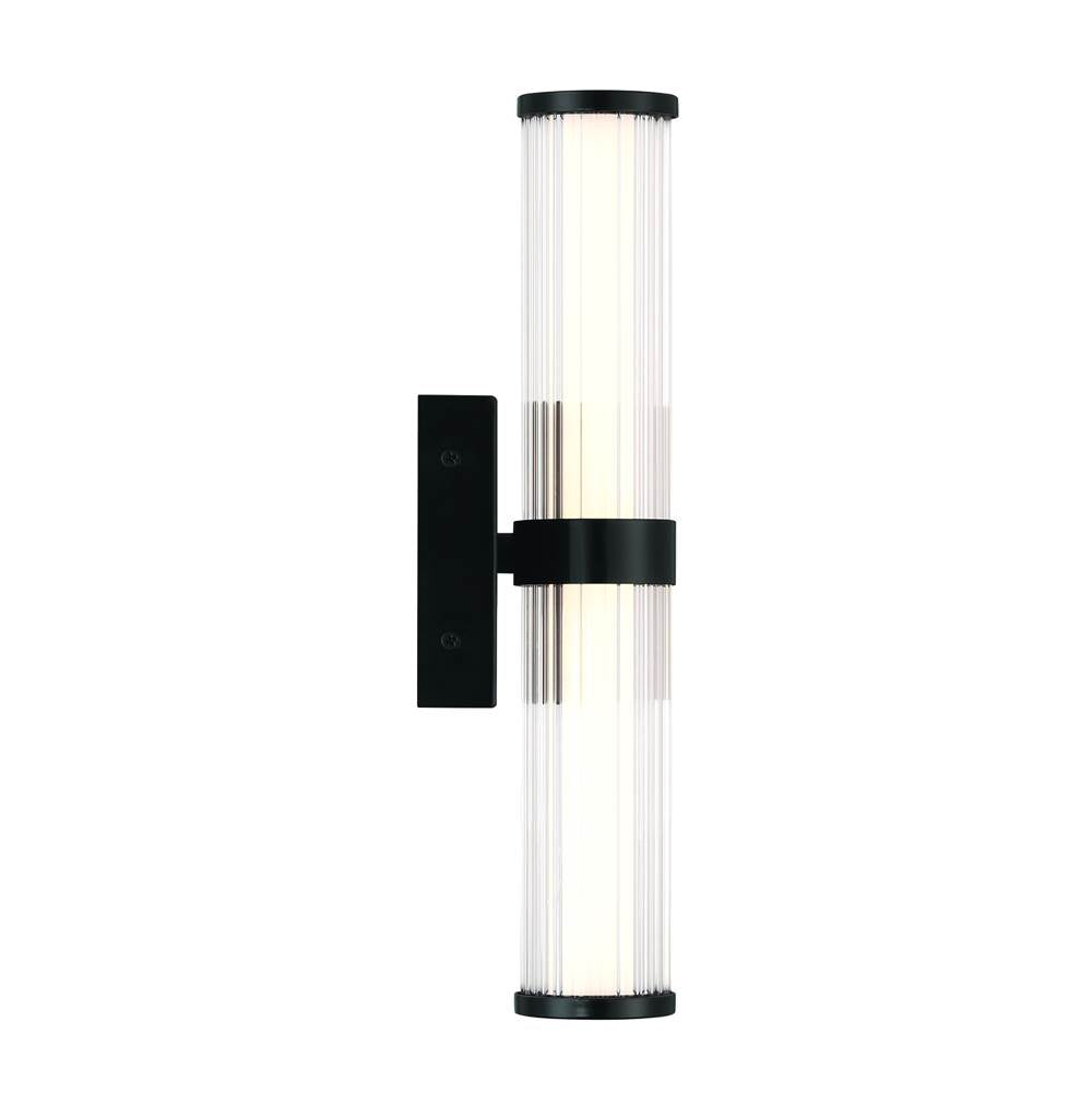 Eurofase 47123-021 Matte Black Fayton, Outdoor, 14'', Matte Black, Clear Glass Image 3