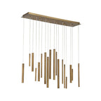 Eurofase 31446-035 Brushed Brass Santana, Chandelier , 18-light, 42'', Brushed Brass Image 1
