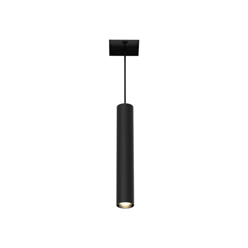 Eurofase Tango 15w 1 Light Square Black Trimless Suspension 4000k Clear Lens