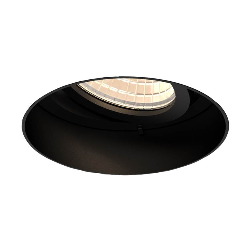 Eurofase Tango 15w 1 Light Round Black Trimless Gimbal Wide 3000k Clear Lens