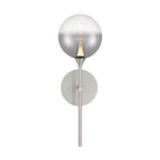 Eurofase 48911-023 Satin Nickel Iissa, Wall Sconce, 19'', Satin Nickel, Smoked Glass Image 4