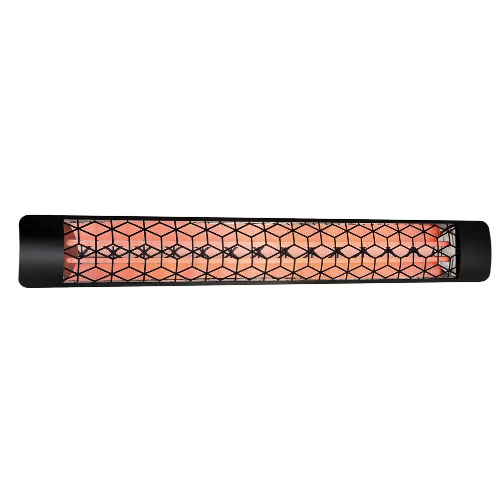 Eurofase EF60240B6 Black Eurofase Ef60240b6 Dual Element 61 Inch 6000 Watt Electric Patio Heater Image 1