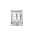Eurofase EFDWWPS Stainless Steel Eurofase Efdwwps Flush Mount Dual Duplex Stack Switch With Weatherproof Cover And Gang Box Image 1