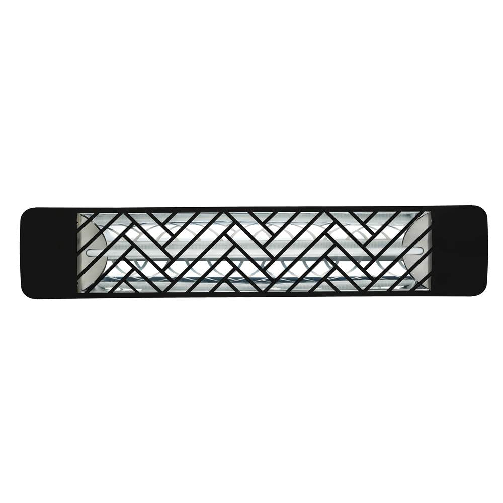 Eurofase EF20277B1 Black Eurofase Ef20277b1 Single Element 39 Inch 2000 Watt Electric Patio Heater Image 1