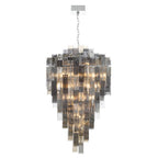 Eurofase 47913-011 Chrome Altesa, Chandelier, 46-light, 59'', Chrome, Mixed Glass Image 9