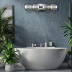 Eurofase 46810-014 Chrome Atomo, Vanity, 4lt, 30'', Chrome, Clear Glass Image 5