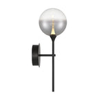 Eurofase 48912-020 Matte Black Iissa, Wall Sconce, 19'', Matte Black, Smoked Glass Image 4