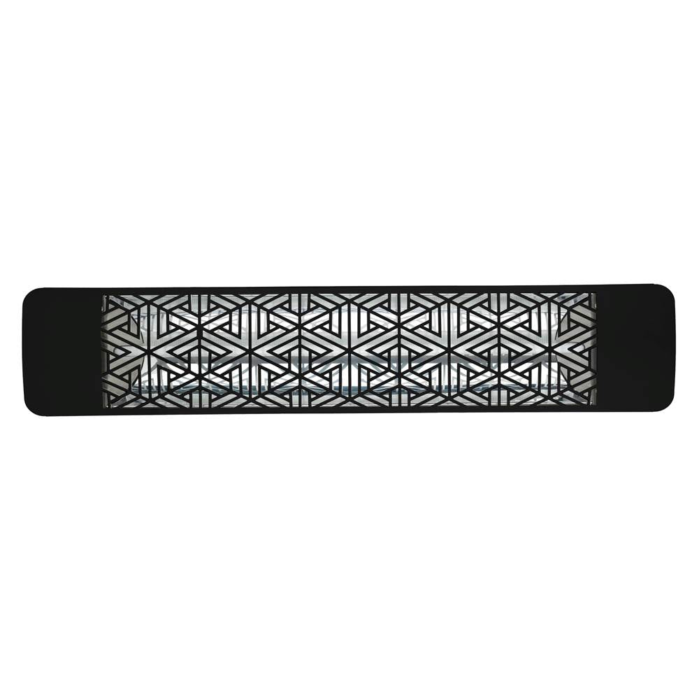 Eurofase EF25208B3 Black Eurofase Ef25208b3 Single Element 39 Inch 2500 Watt Electric Patio Heater Image 1