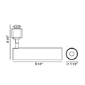 Eurofase 35457-30-01  Charlie,trk Head,led,7w,30k,b Image 1