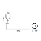 Eurofase 35457-30-01  Charlie,trk Head,led,7w,30k,b Image 1