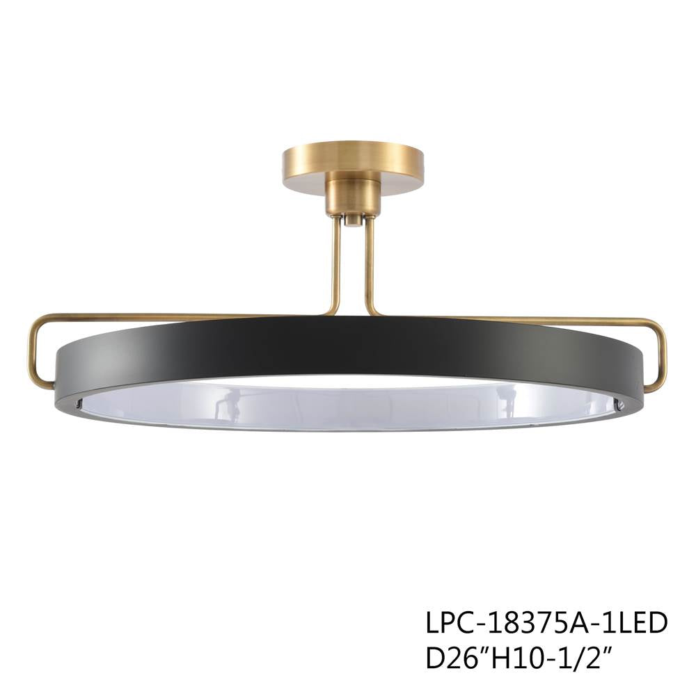 Eurofase 37082-017 Brushed Brass Pemberton, Pendant , 26'', Brushed Brass Image 4