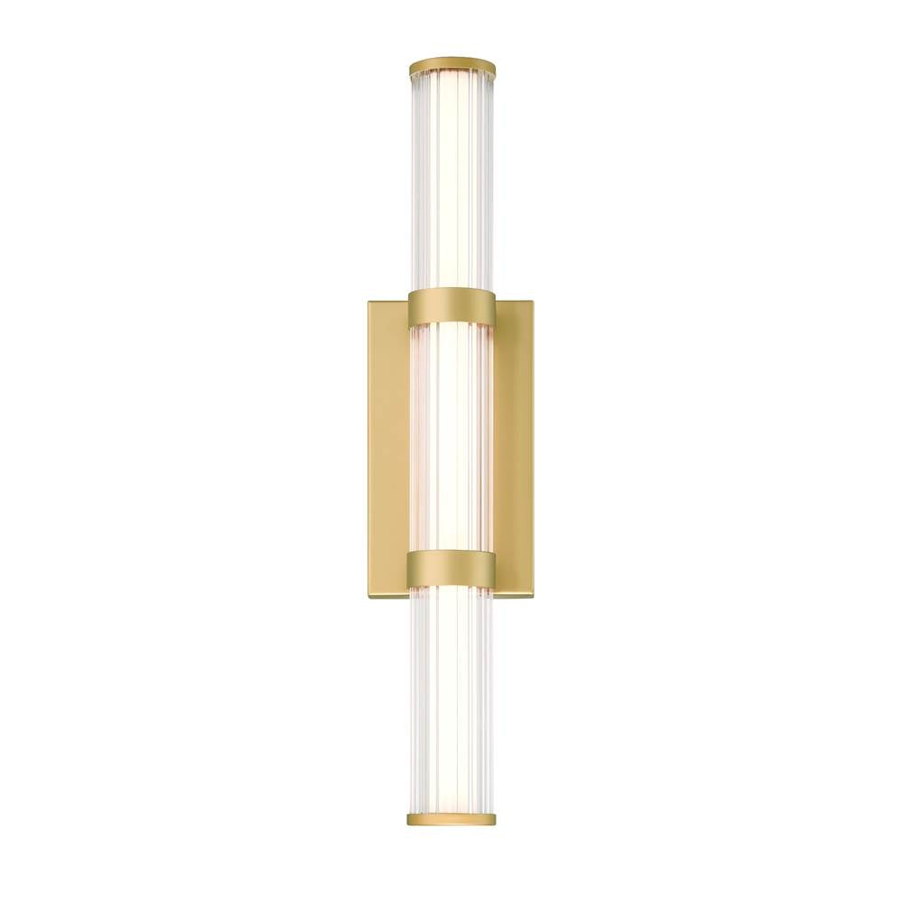 Eurofase 47124-011 Matte Gold Fayton, Outdoor, 21'', Matte Gold, Clear Glass Image 5