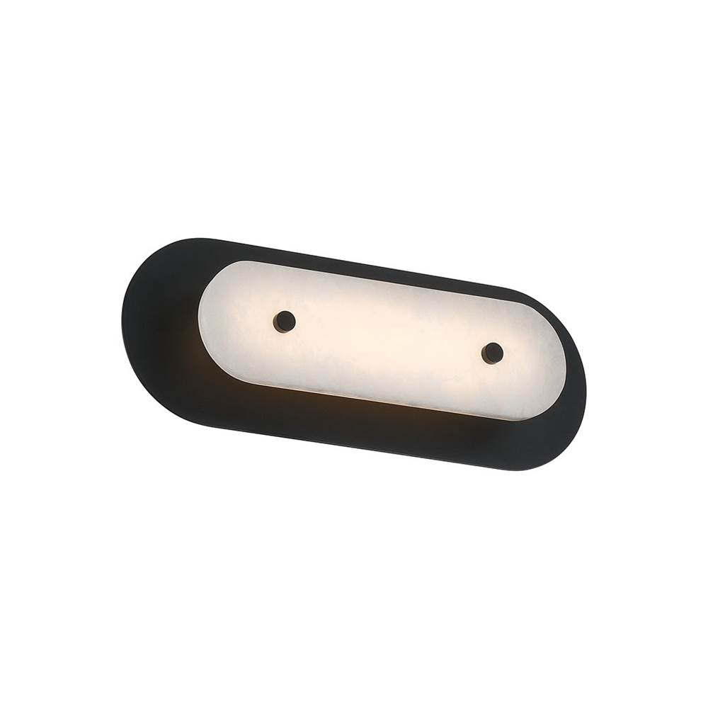 Eurofase 49171-020 Powder Coat Black Tramore, Outdoor , 16'', Powder Coat Black, Alabaster Image 1