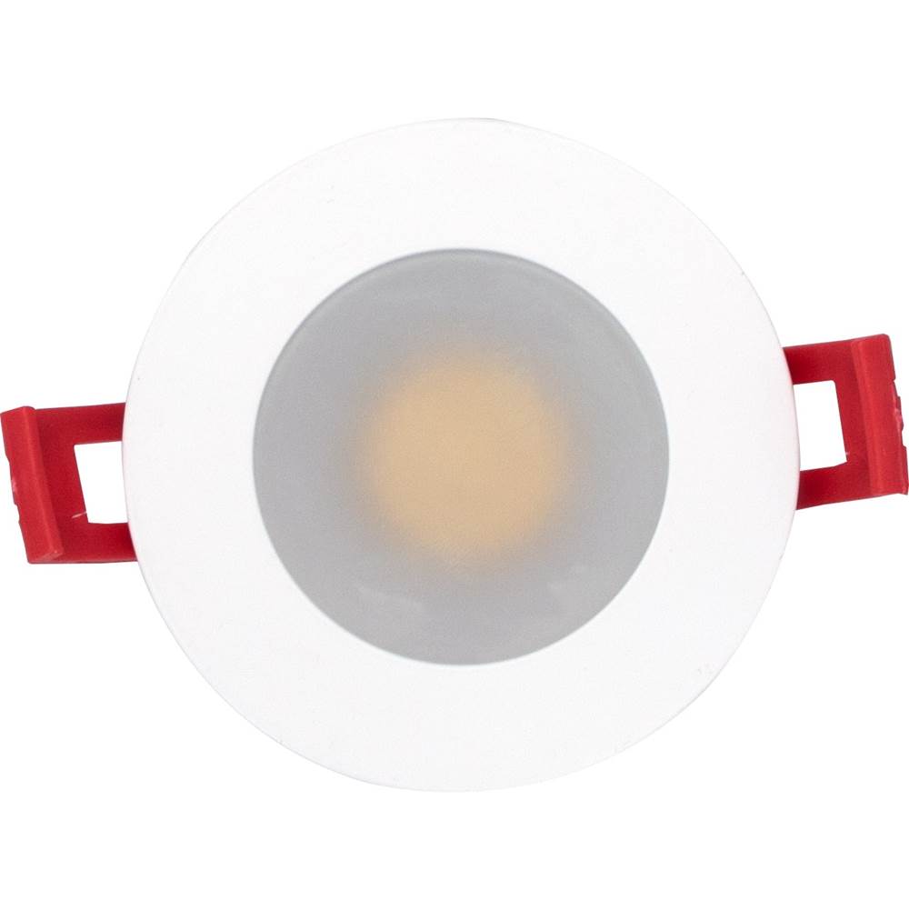 Eurofase Midway 2'' Lensed 8w 1 Light Round Trim 5cct White