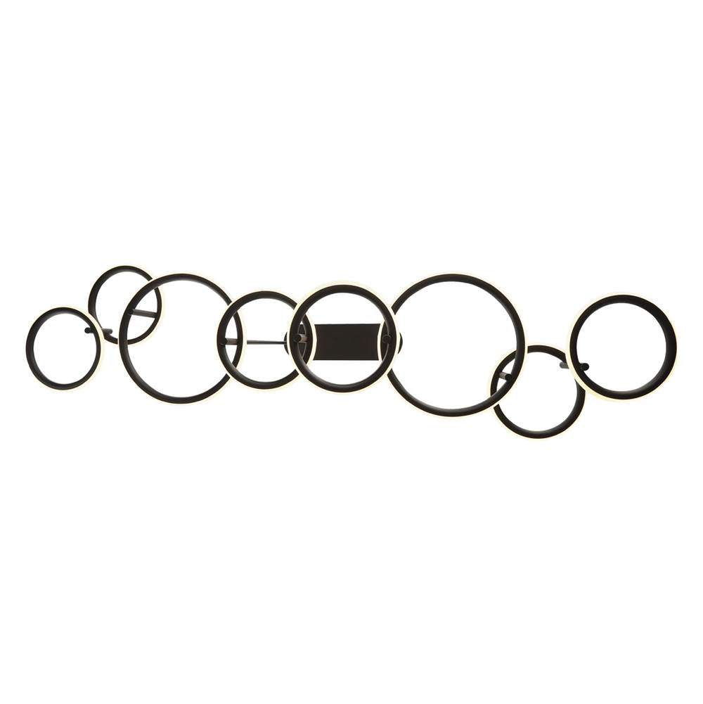 Eurofase 39421-012 Matte Black Giro, Chandelier , 8-light, 59'', Matte Black Image 2