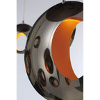 Eurofase 35911-012 Chrome Black Arlington, Chandelier, 19-light, 51'', Chrome Black, Gold Steel Image 2