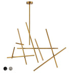 Eurofase 36251-032 Brushed Brass Crossroads, Chandelier , 18-light, 59'', Brushed Brass Image 3