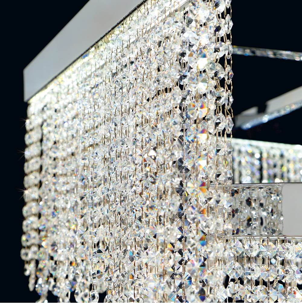 Eurofase 30005-013 Chrome Rossi, Chandelier , 10-light, 51'', Chrome Image 2