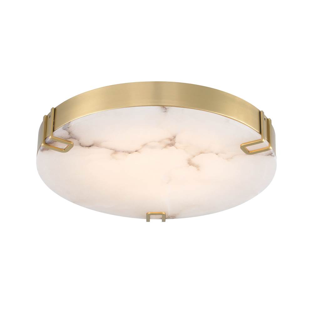 Eurofase 48959-018 Gold Noga, Flush Mount , 22'', Gold, Alabaster Image 4