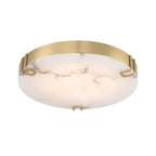 Eurofase 48959-018 Gold Noga, Flush Mount , 22'', Gold, Alabaster Image 4