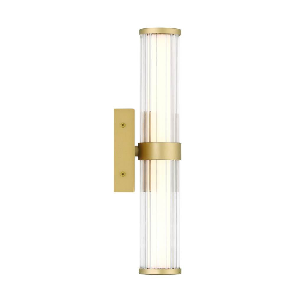 Eurofase 47123-014 Matte Gold Fayton, Outdoor, 14'', Matte Gold, Clear Glass Image 4