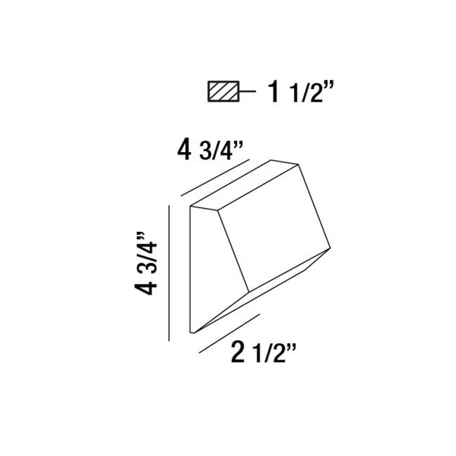 Eurofase 28281-016 Marine Grey Kilo,outdr,led Wallmnt,7w,mar Image 3