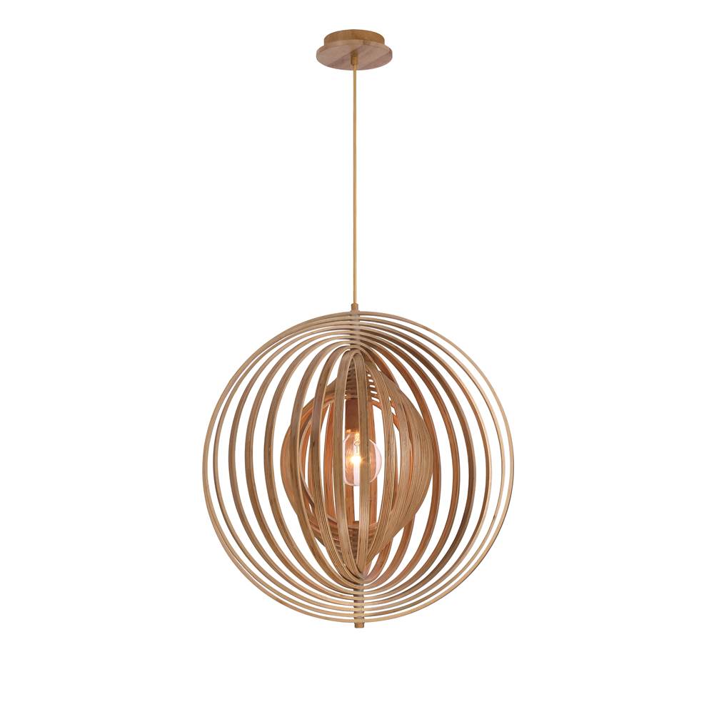 Eurofase 31872-010 Wood Abruzzo, Pendant , 24'', Wood Image 6