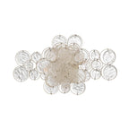 Eurofase 45452-017 Matte Silver Trento, Wall Sconce, 18'', Matte Silver, Clear Glass Image 6