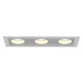 Eurofase Tango 15w 3 Light White Trim Pull Down 2700k Clear Lens