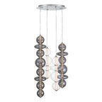 Eurofase 48960-021 Chrome Atomo, Chandelier, 4-light, 50'', Chrome, Mixed Glass Image 2