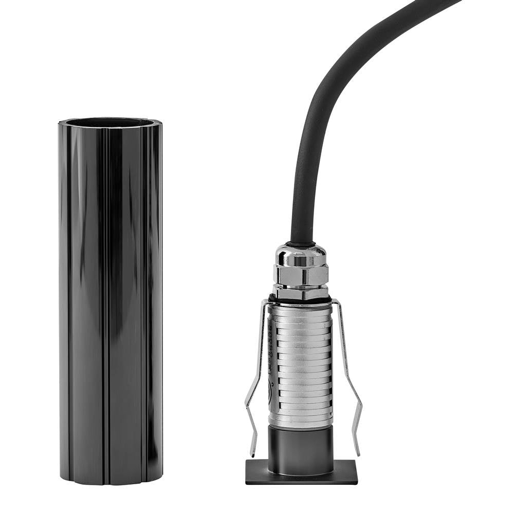 Fredrick Ramond 15084SSB Stainless Steel Black Small Stainless Steel Led Square Button Light Image 2