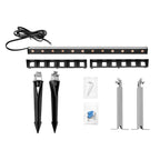 Fredrick Ramond 15305AL Antique Brushed Aluminum Large 12v Led Wall Wash Image 2