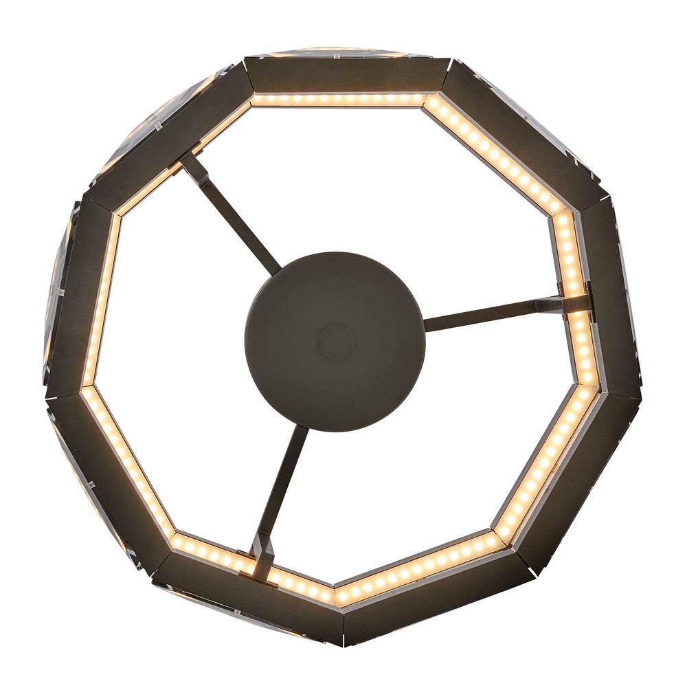 Fredrick Ramond FR30103BX Black Oxide Medium Led Convertible Semi-flush Mount Image 6