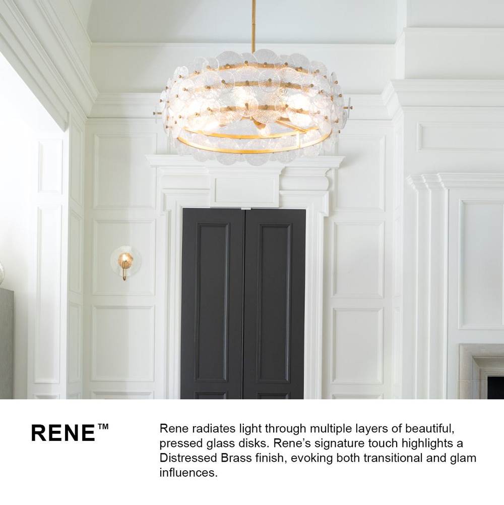 Fredrick Ramond Rene Extra Large Drum Chandelier