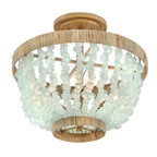 Fredrick Ramond FR30203BNG-BG Burnished Gold Medium Semi-flush Mount Image 8
