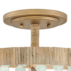 Fredrick Ramond FR30203BNG-BG Burnished Gold Medium Semi-flush Mount Image 5