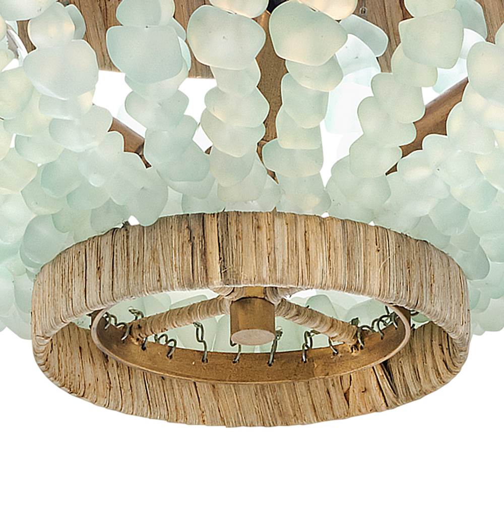 Fredrick Ramond FR30203BNG-BG Burnished Gold Medium Semi-flush Mount Image 4