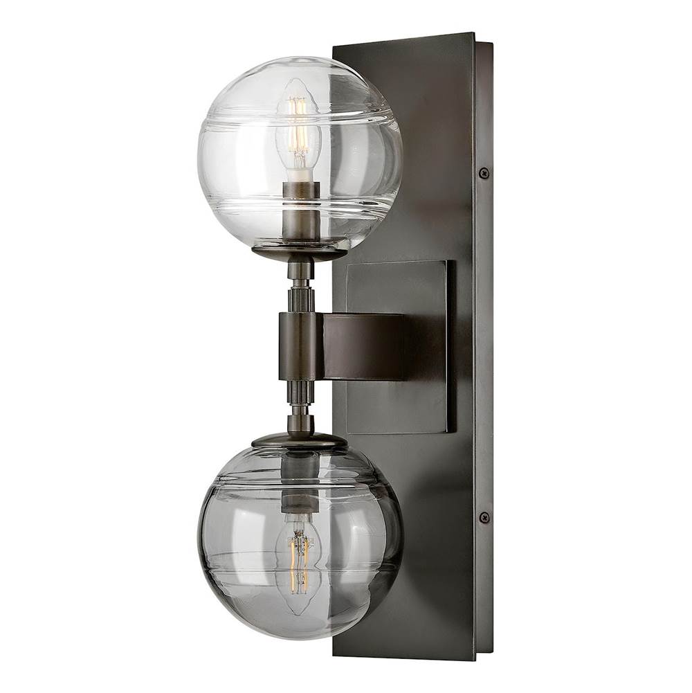 Fredrick Ramond FR30502BX Black Oxide Medium Two Light Sconce Image 1