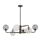 Fredrick Ramond FR30506BX Black Oxide Large Adjustable Single Tier Chandelier Image 1