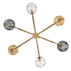 Fredrick Ramond FR30506HBR Heritage Brass Medium Single Tier Pendant Image 5