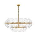 Fredrick Ramond FR30516HB Heritage Brass Large Drum Chandelier Image 1