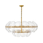 Fredrick Ramond FR30516HB Heritage Brass Large Drum Chandelier Image 1