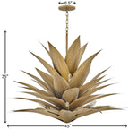 Fredrick Ramond FR30816BNG Burnished Gold Medium Single Tier Pendant Image 3