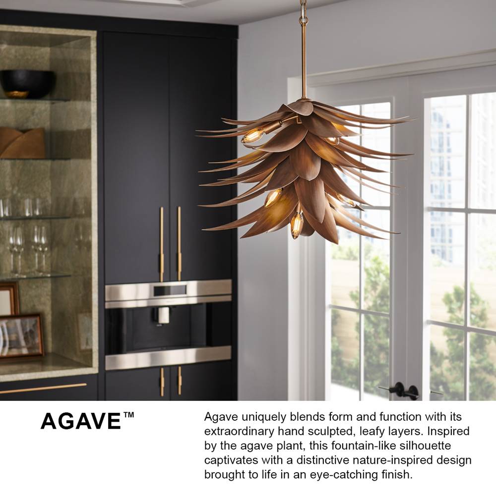 Fredrick Ramond FR30816BNG Burnished Gold Medium Single Tier Pendant Image 2