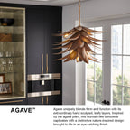 Fredrick Ramond FR30816BNG Burnished Gold Medium Single Tier Pendant Image 2